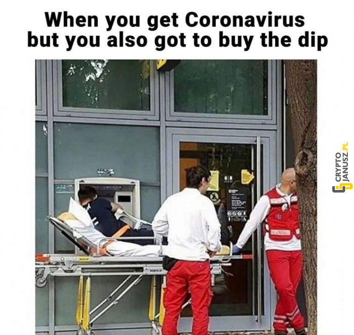 Kiedy masz koronawirusa, ale jednocześnie musisz kupić w dołku