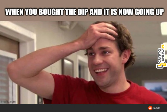 Kiedy w końcu kupiłeś w dołku i kurs rośnie