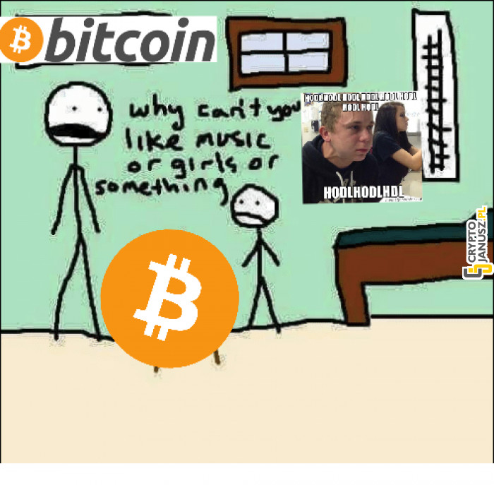HODL Bitcoin meme