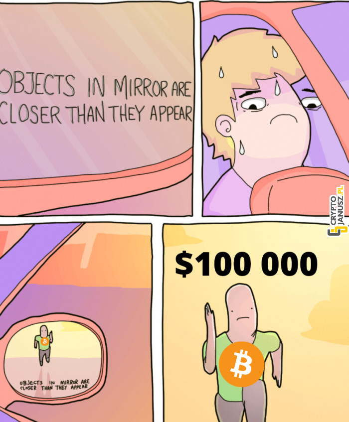 Cena Bitcoina coraz bardziej zbliża się do 100 000 dolarów