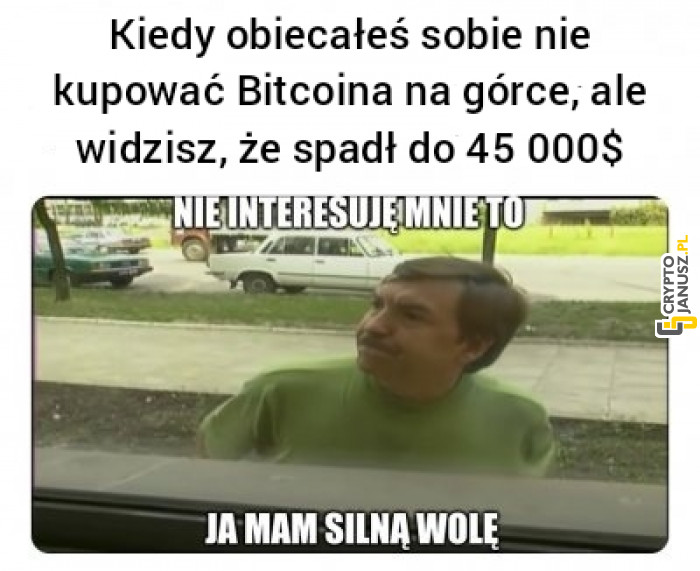 Nie inwestuj w Bitcoina na górce.