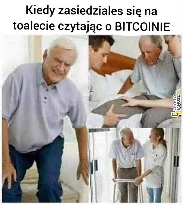 Kiedy zasiedziałeś się na toalecie czytając o Bitcoinie