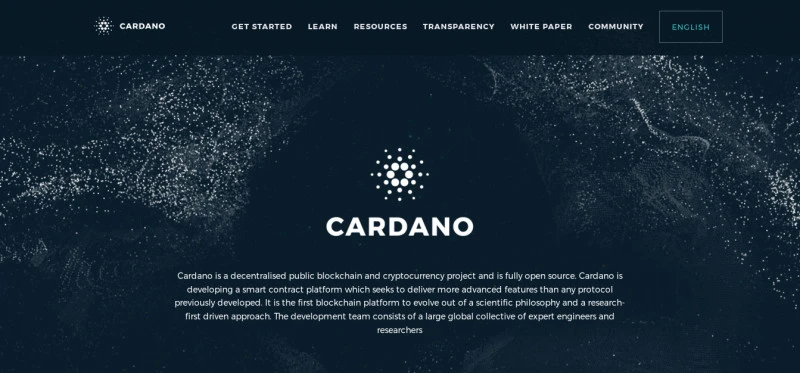 Strona projektu Cardano