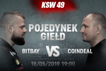 Wielki pojedynek polskich giełd - BitBay vs CoinDeal na KSW 49