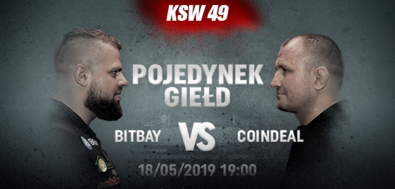 Wielki pojedynek polskich giełd - BitBay vs CoinDeal na KSW 49