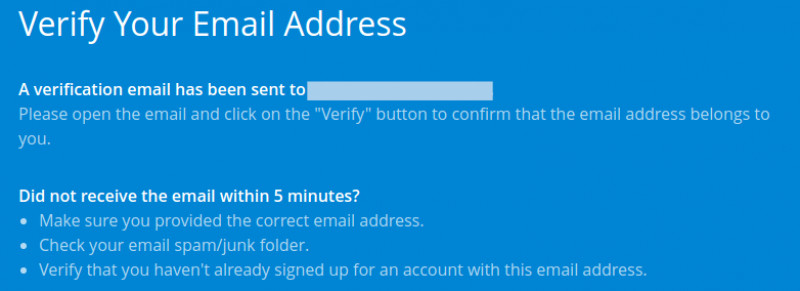 Weryfikacja adresu email na giełdzie Bittrex podczas rejestracji konta