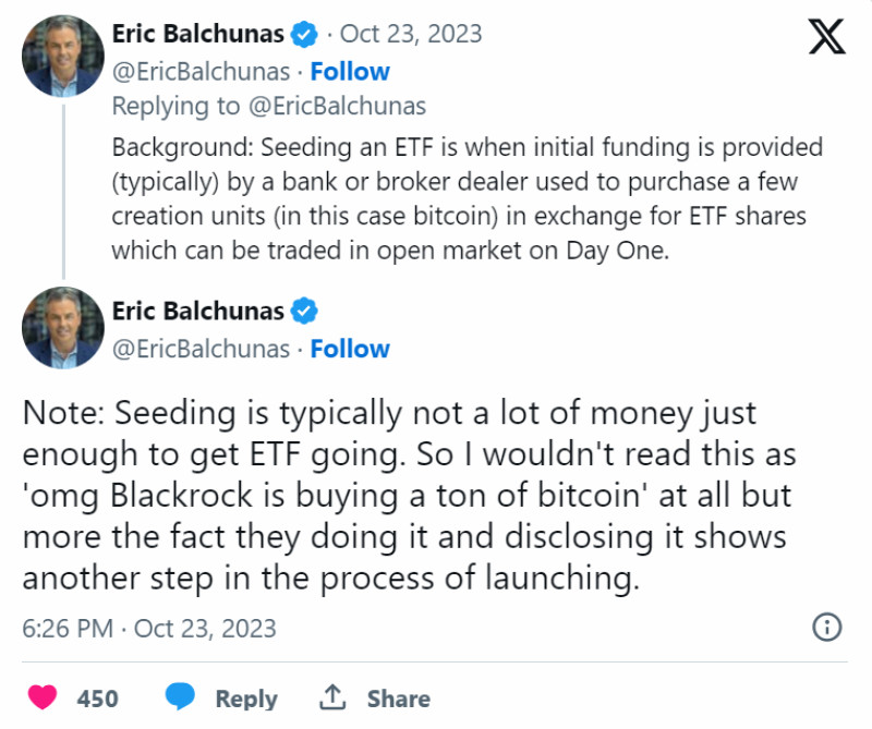 BlackRock i ETF na Bitcoinie wypowiedź eksperta